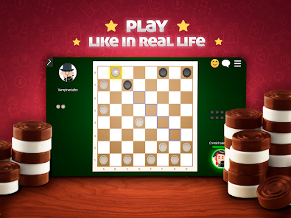 Checkers Online: board game screenshot
