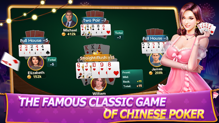 Chinese Poker - Card Game Image