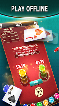 Blackjack & Baccarat Card Game screenshot