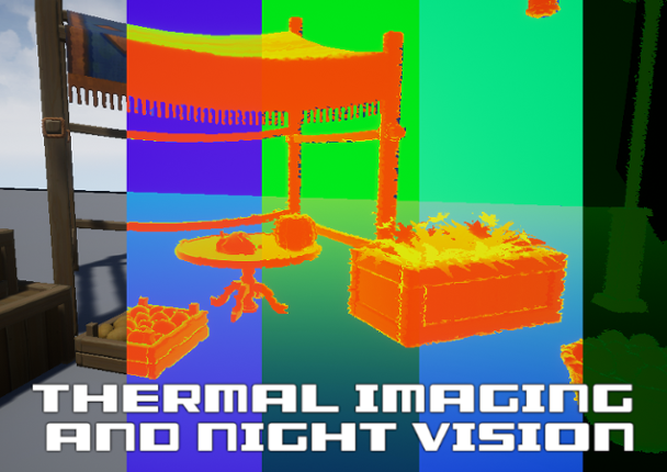 Thermal Imaging/Night Vision Post Process Shader for Unreal Image