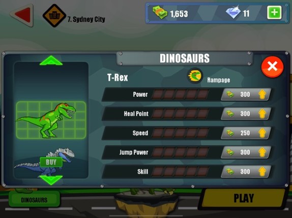 Jurassic Dinosaur City Rampage screenshot