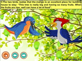 Kingfisher and woodpecker (story and games for kids) Image