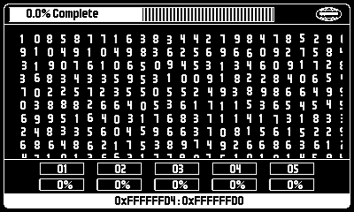 Macrodata Refinement terminal (playdate) Image