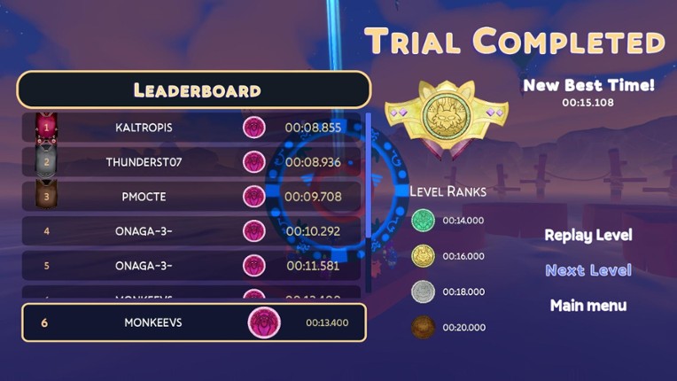 Meowmentum screenshot