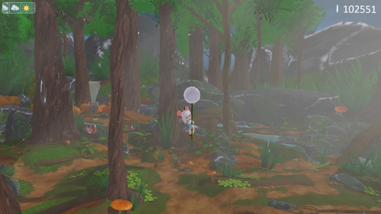 Puddle Pond: Mouse Fishing Image
