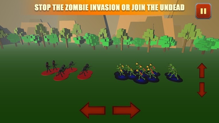 Sticky Man Zombie Fight Arena screenshot