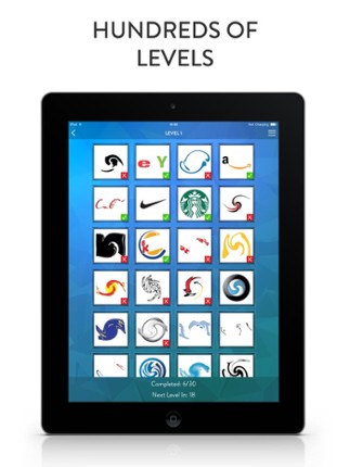 Swirly Logos - Guess the Logo, Emblem & Brand Name Quiz Game screenshot