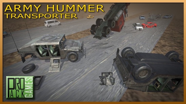 Army Hummer Transporter Truck Driver - Trucker Man Image
