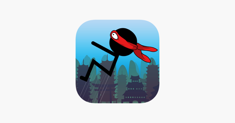 Backflip Stickman Ninja Runner Game Cover