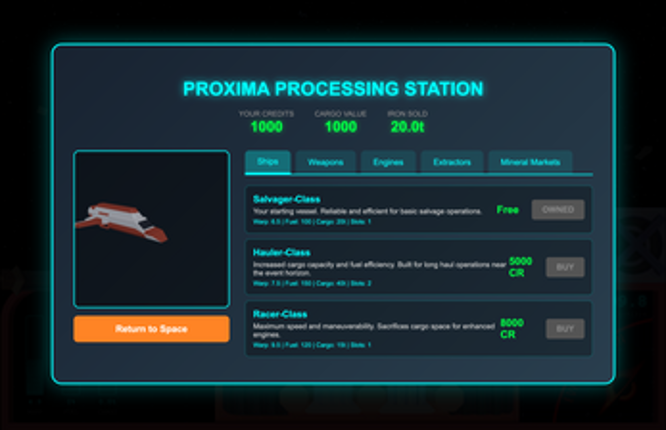 Black Hole Salvage screenshot