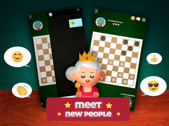 Checkers Online: board game Image