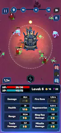 Space Defense: Idle Tower TD screenshot