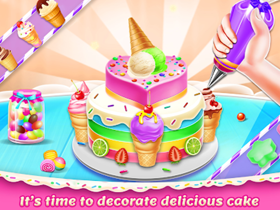 Sweet IceCream Cake Maker Game screenshot
