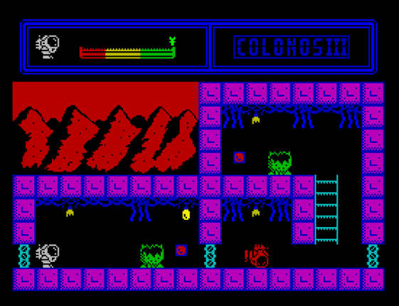 COLONOS III - ZX Spectrum 48k Game Cover