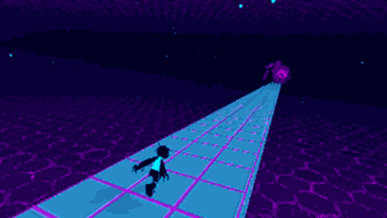 Cyan Runner Image