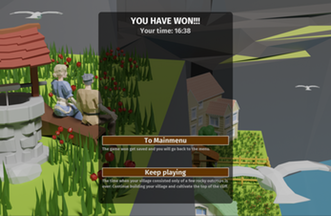 The beautiful Village in the Cliffs screenshot