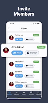 Teamer - Sports Team App screenshot
