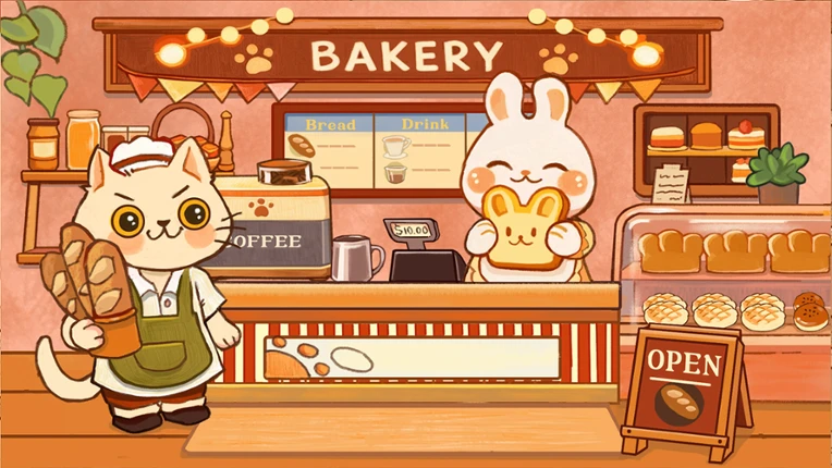 Let's Bake Bread,Chef Meow! Image