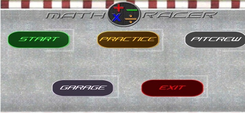 Math Racer Game screenshot