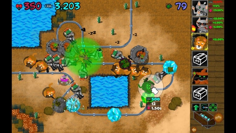 Meow TD: Endless Yarn screenshot