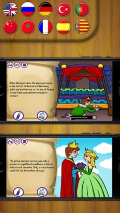 Princess and the Pea Classic tale interactive book Image