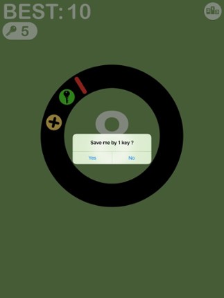 Smashy Lock - pop lock key by flinch circle spinny on round color road screenshot