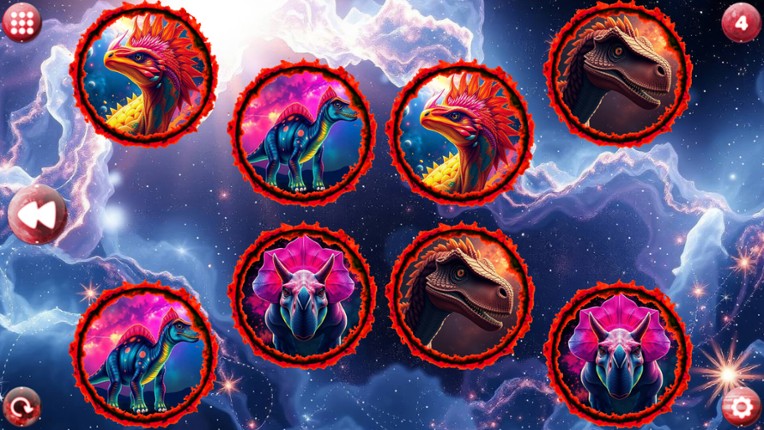 Space Memory: Dinosaurs screenshot