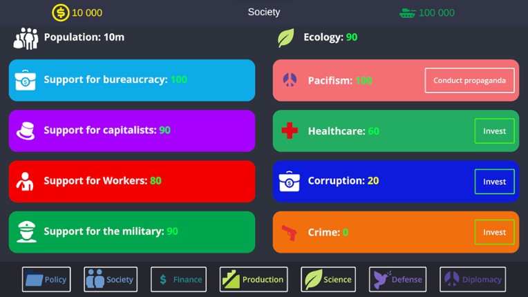 Statecraft screenshot