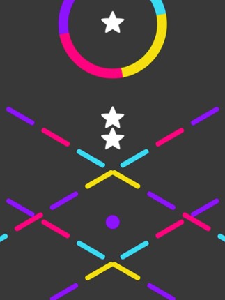 Steppy Jump Circle Color - Switch Spinny Balls On Wanted Road screenshot