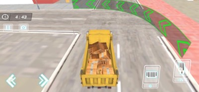 3D Cargo Truck Driving Image