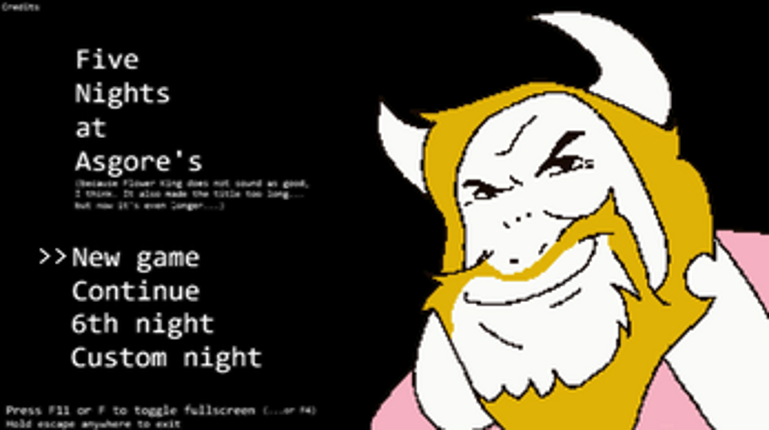 Five Nights at Asgore's screenshot