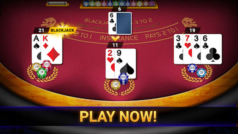 Blackjack 21: online casino screenshot