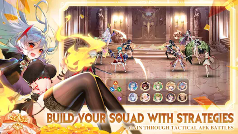 Girls' Connect: Idle RPG screenshot