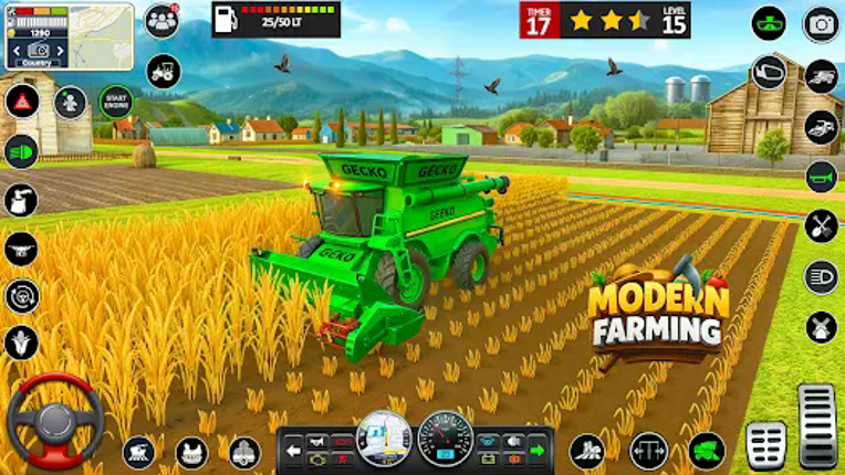 Big Farming Tractor Game 3D screenshot
