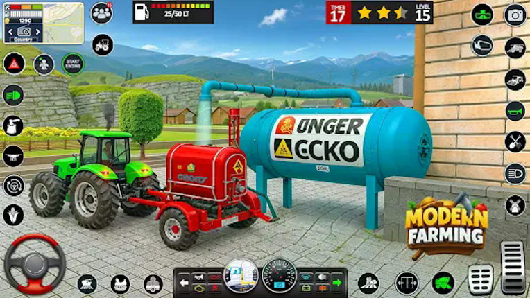 Big Farming Tractor Game 3D screenshot