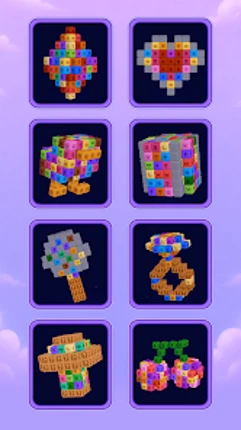 3D Magic Pop™: Color Cube Sort screenshot