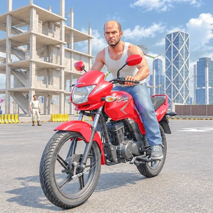 Indian Bike Gangster Theft 3D Image
