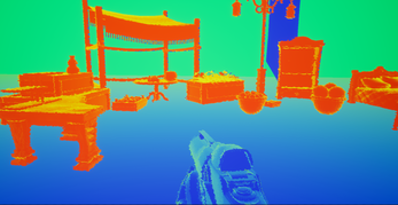 Thermal Imaging/Night Vision Post Process Shader for Unreal screenshot
