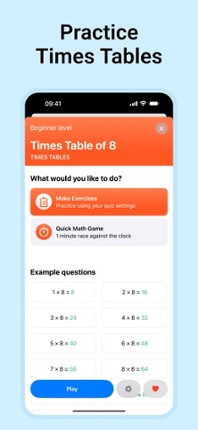 Mental Math Games & Practice screenshot