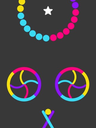 Steppy Jump Circle Color - Switch Spinny Balls On Wanted Road screenshot