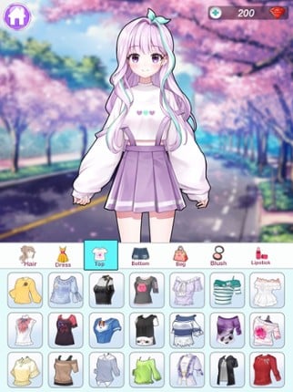 Anime Dress up Games Fashion screenshot