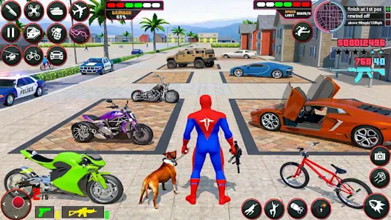 Speed Hero: Flying Spider Hero screenshot