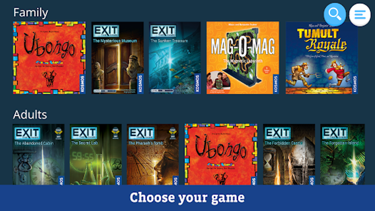 KOSMOS Helper App screenshot