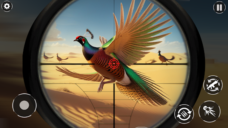 Desert Birds Sniper Shooter 3D screenshot