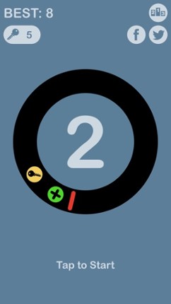 Smashy Lock - pop lock key by flinch circle spinny on round color road Image