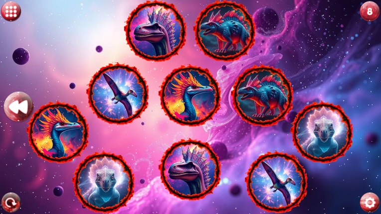 Space Memory: Dinosaurs screenshot