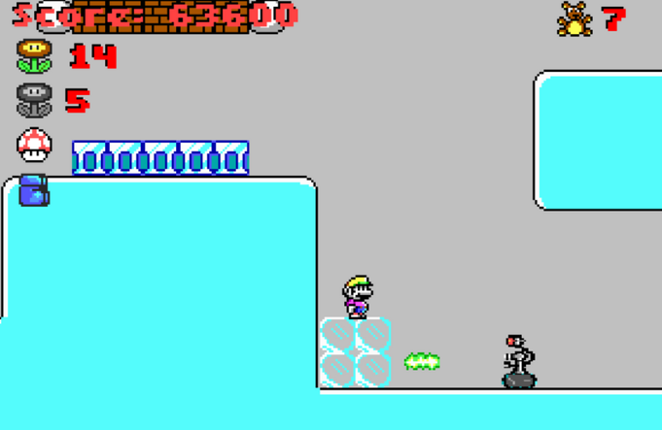 Super Mario in Marooned on Mars screenshot