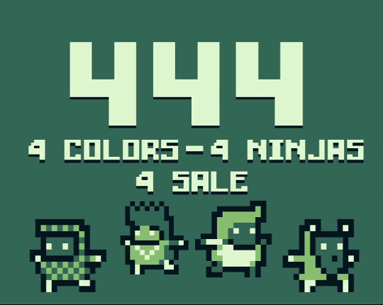444: 4 Colors, 4 Ninjas, 4 Sale Image