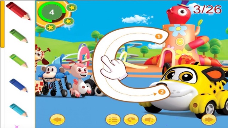 ABC Alphabet tracing game for 2 year old baby Image