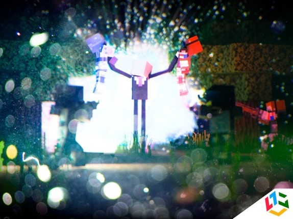 Block Slender Man 3D - Lucky Survivor Worldwide Multiplayer Edition screenshot